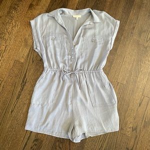 light blue romper